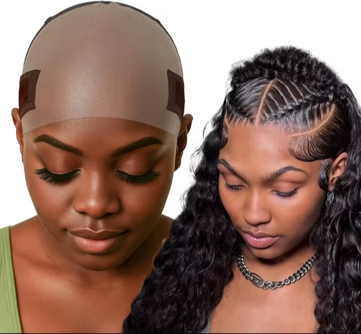 Adjustable Wig Grip Cap – Glueless Wig Band & Protective Wig Cap